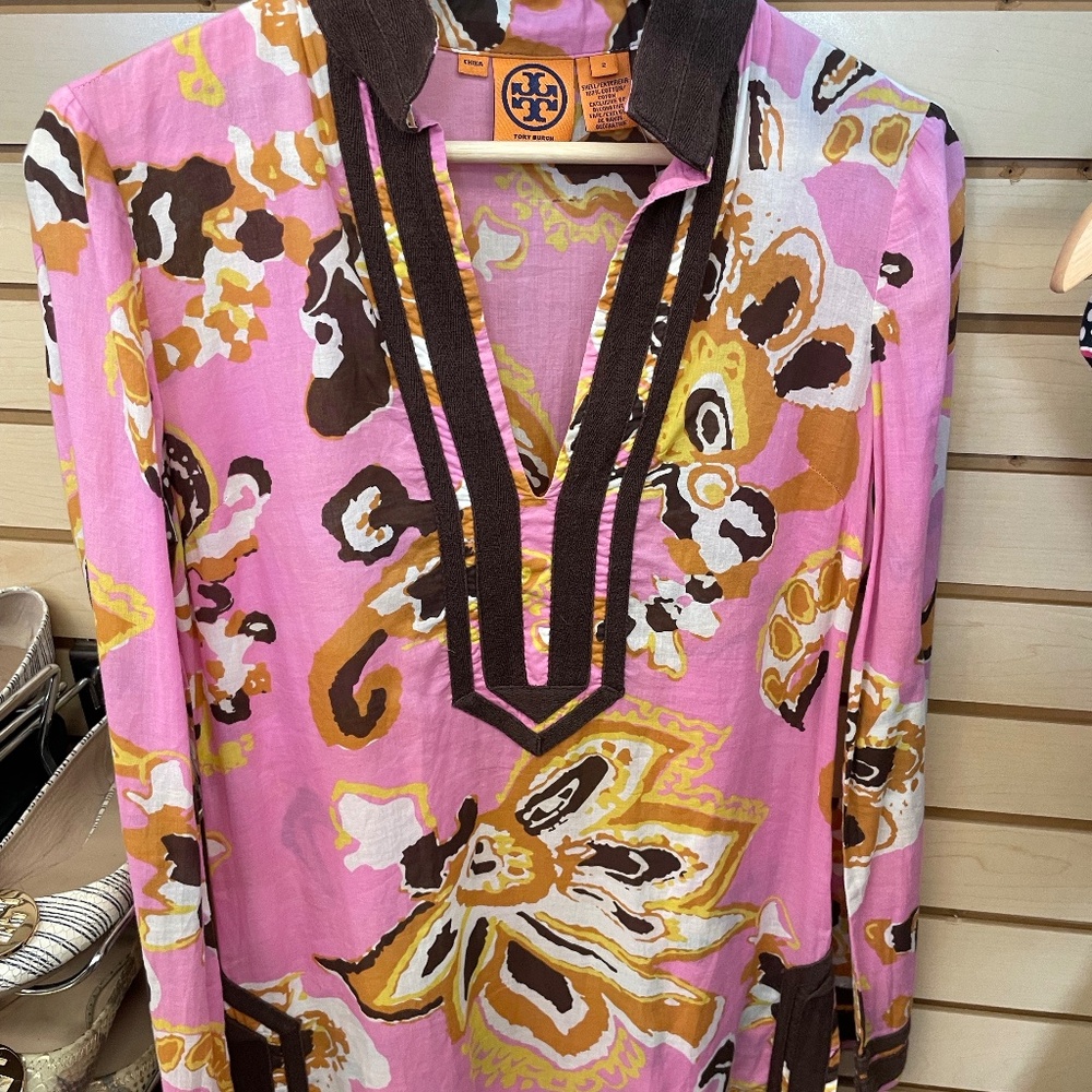 Tory Burch Pink Boho Top
